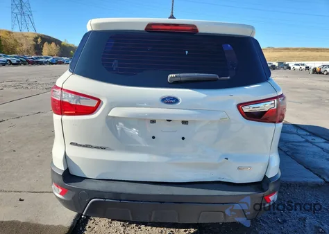 2020 Ford Ecosport S from USA, damaged, VIN MAJ3S2FE2LC371496